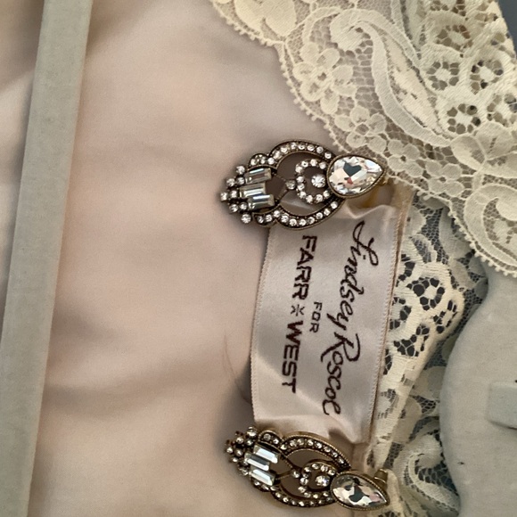 Vintage Blush Pink Robe with Lace Trim ~ M - Picture 2 of 6